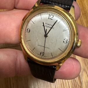 Timex Automatic - Black Leather Strap